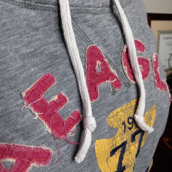 American Eagle 1977 Logo Hoodie size M Women Alpine Chalet - Picture 5 of 8